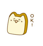 食パンにゃんこ【OK・了解】（個別スタンプ：4）