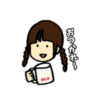 なばこの育児のスタンプ1（個別スタンプ：17）