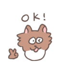 オオカミみたいな犬（個別スタンプ：2）