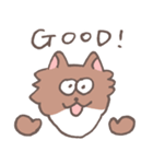 オオカミみたいな犬（個別スタンプ：8）