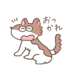オオカミみたいな犬（個別スタンプ：11）