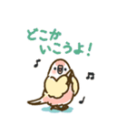 アキクサインコLINEスタンプ ルチノー（個別スタンプ：34）