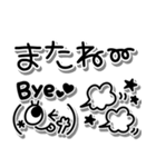 シンプルかわいい♪毎日使える顔文字（個別スタンプ：30）