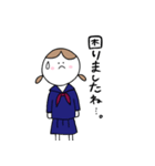 女子学生スタンプ_敬語編（個別スタンプ：19）