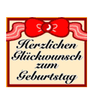 お誕生日おめでとう（ドイツ語）（個別スタンプ：11）