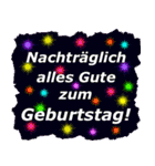 お誕生日おめでとう（ドイツ語）（個別スタンプ：12）