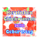 お誕生日おめでとう（ドイツ語）（個別スタンプ：27）