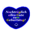 お誕生日おめでとう（ドイツ語）（個別スタンプ：28）