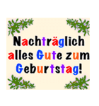 お誕生日おめでとう（ドイツ語）（個別スタンプ：36）