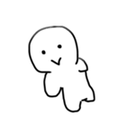 可愛い豆腐人間（個別スタンプ：1）