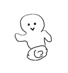 可愛い豆腐人間（個別スタンプ：3）