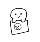 可愛い豆腐人間（個別スタンプ：5）
