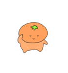 果物オレンジの日常（かわいい 面白い 集）（個別スタンプ：1）