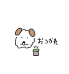 ゆるいかわいいいぬ（個別スタンプ：1）