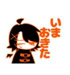 あくまさんとてんしさん（個別スタンプ：1）