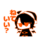 あくまさんとてんしさん（個別スタンプ：2）