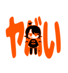 あくまさんとてんしさん（個別スタンプ：3）
