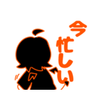 あくまさんとてんしさん（個別スタンプ：5）