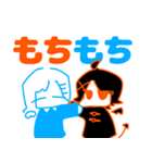 あくまさんとてんしさん（個別スタンプ：40）