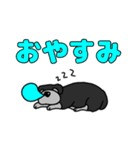 我が家のシュナウザーのスタンプ（個別スタンプ：4）