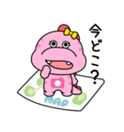 お出かけが上手な恐竜（メモリーちゃん）（個別スタンプ：4）