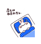 推しが生きる糧うさぎ★青色担当（個別スタンプ：25）