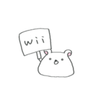 しろくまもちモッチー -Returns-（個別スタンプ：16）