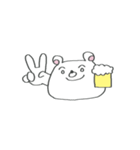 しろくまもちモッチー -Returns-（個別スタンプ：34）