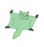 2023 LET'S DRAW 不思議な緑背景の動物（個別スタンプ：11）