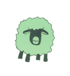 2023 LET'S DRAW 不思議な緑背景の動物（個別スタンプ：19）