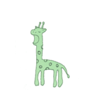 2023 LET'S DRAW 不思議な緑背景の動物（個別スタンプ：29）