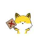 simple fox（個別スタンプ：6）