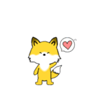 simple fox（個別スタンプ：28）