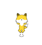 simple fox（個別スタンプ：37）