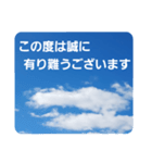 青空に浮かぶ伝言6(業務連絡に便利かも！)（個別スタンプ：19）