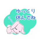 すきすき♪おしゃれうさぎ(シンプルver.)（個別スタンプ：26）