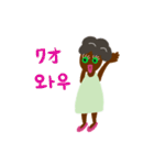 ハローリサ(韓国語-日本語)（個別スタンプ：30）