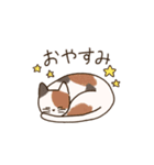 シンプルねこちゃんの日常（個別スタンプ：3）