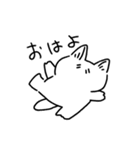 ねこさん（気力少なめ）（個別スタンプ：2）