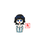 ねおきはななめまっくろだ！！（個別スタンプ：6）