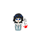 ねおきはななめまっくろだ！！（個別スタンプ：8）