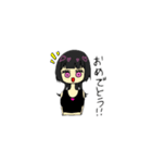 ねおきはななめまっくろだ！！（個別スタンプ：37）