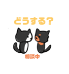 赤ちゃんと動物の共存。（個別スタンプ：24）