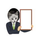 白猫ハクちゃんのLINEすたんぷ♪（個別スタンプ：16）