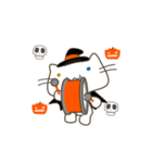 ネコの鼓笛隊 Halloween Ver.（個別スタンプ：2）