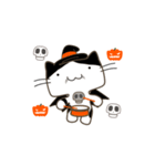 ネコの鼓笛隊 Halloween Ver.（個別スタンプ：4）