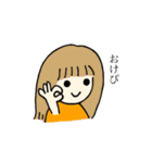 なかよしと使いたい女の子たち（個別スタンプ：33）