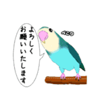 日常会話のコザクラインコさん（個別スタンプ：15）