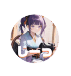 【日常】アニメスタンプ【女の子】（個別スタンプ：7）