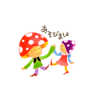 秋の色鉛筆画スタンプ（個別スタンプ：2）